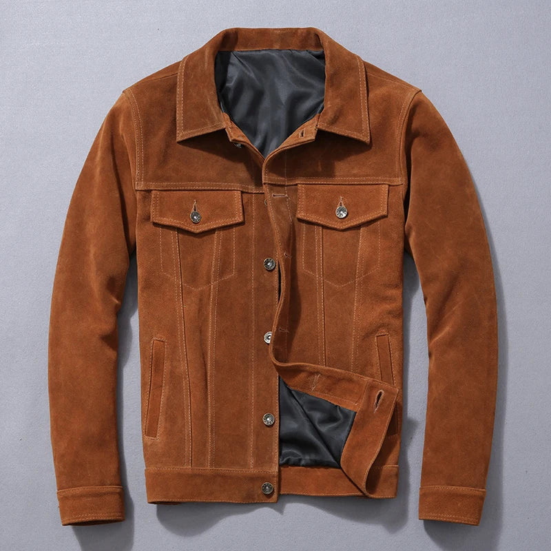 Soft Leather Bomber Jacket - OutfitLondon