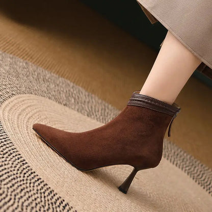 Women's Low Heel Ankle Boots