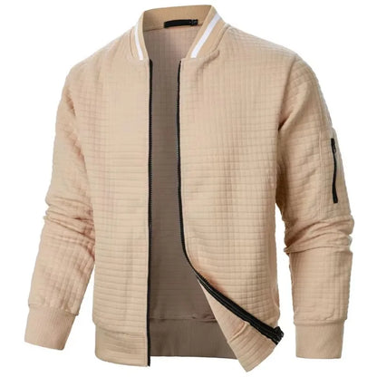 Vintage Style Zipper Athletic Jacket