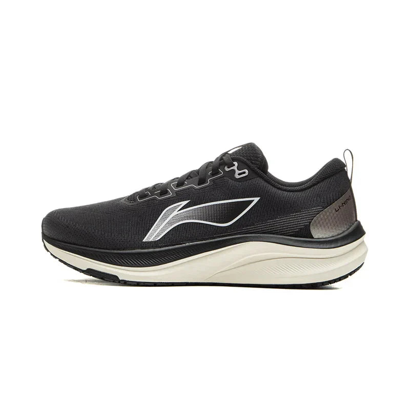 Lightweight Black Performance Mens Sneakers