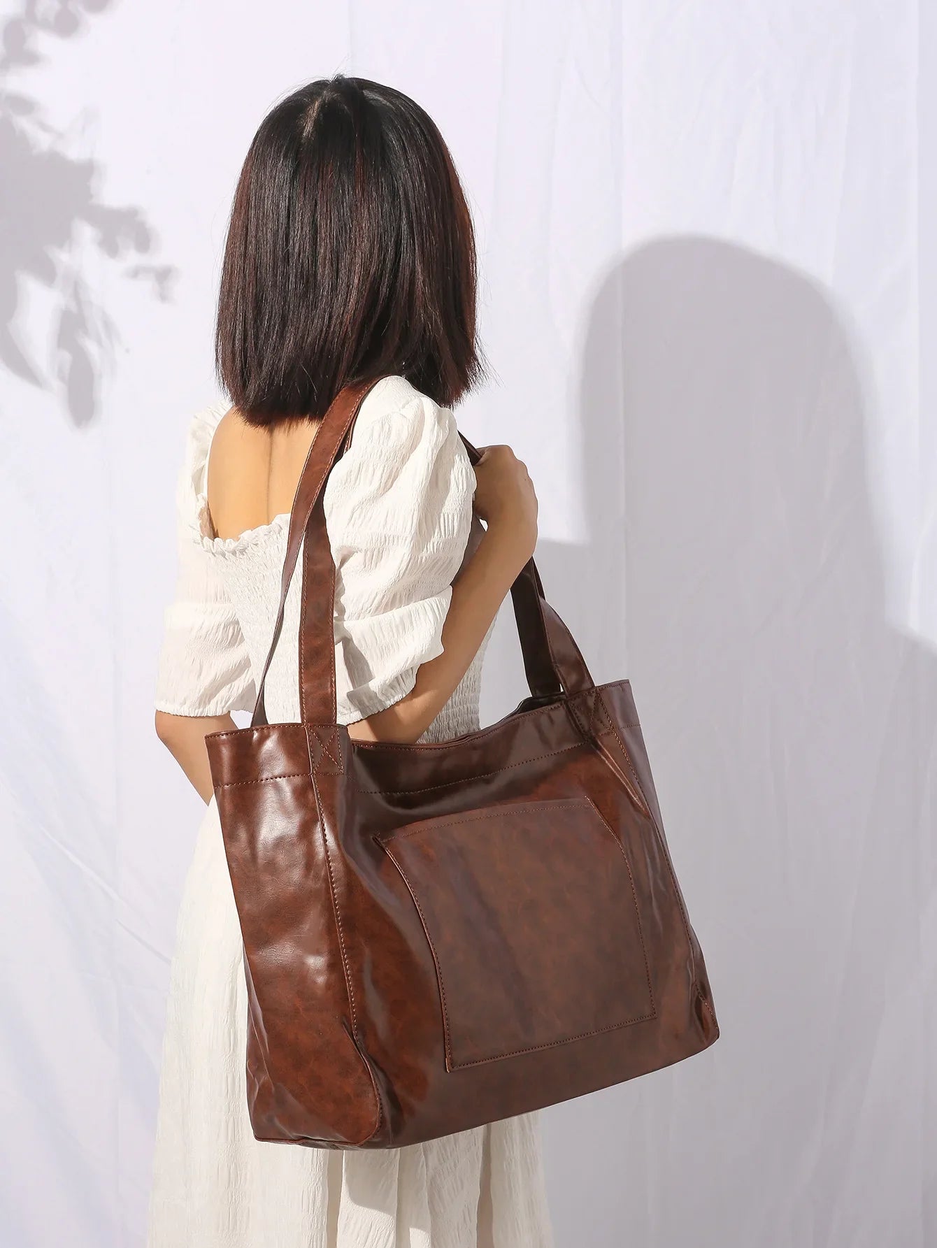 Classic Large Canvas Shopper Bag