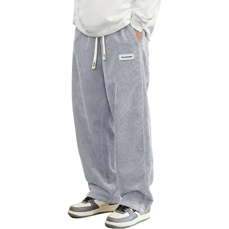 Comfortable Corduroy Loose Fit Trousers