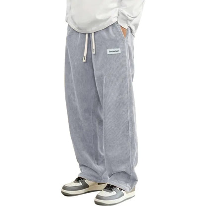 Comfortable Corduroy Loose Fit Trousers