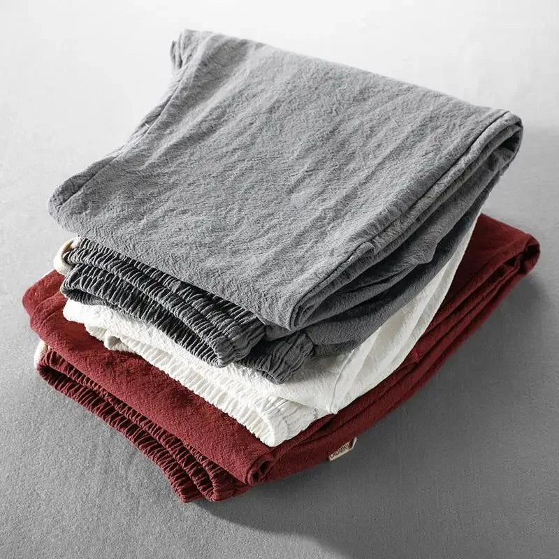 Lightweight Breathable Linen Trousers - OutfitLondon