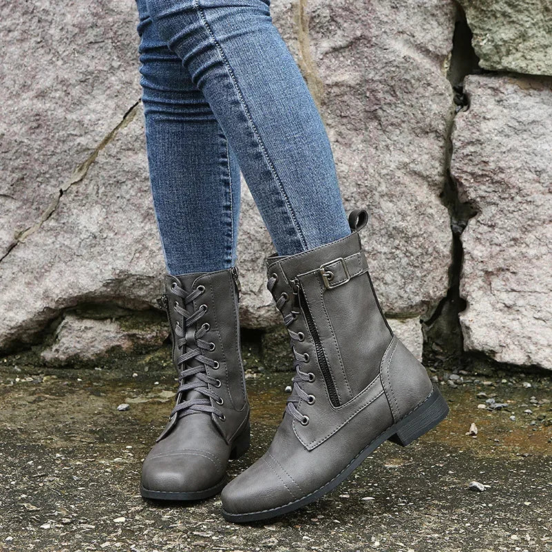 Casual Women's Round Toe Ankle Boots