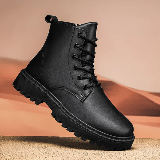 Men's Insulated Water Resistant Hiking Ankle Boots - OutfitLondon