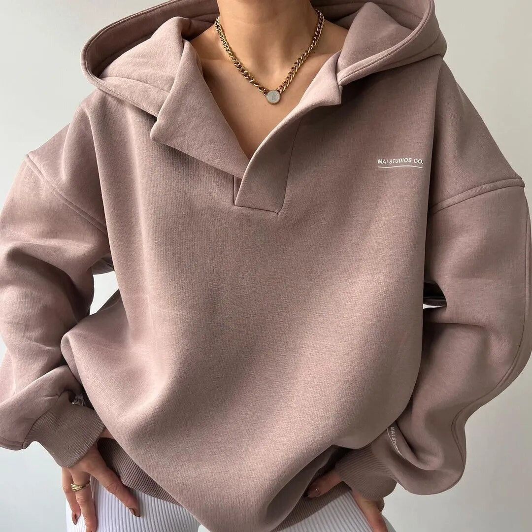 Relaxed Fit Women's Oversized Hoodie - OutfitLondon