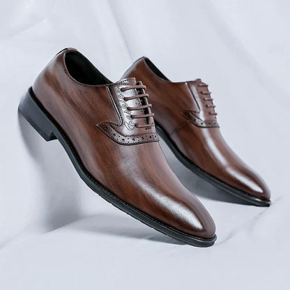 Distressed Genuine Leather Boots
