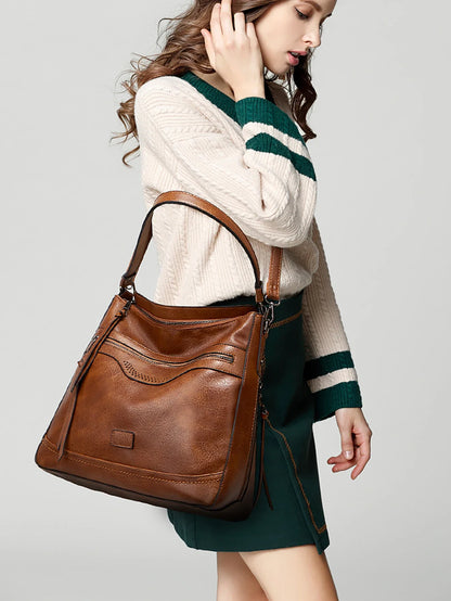 Vintage Style Ladies Shoulder Handbag