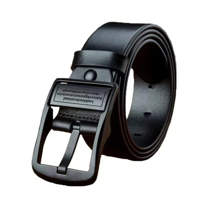 Authentic Brown Leather Cowboy Belt
