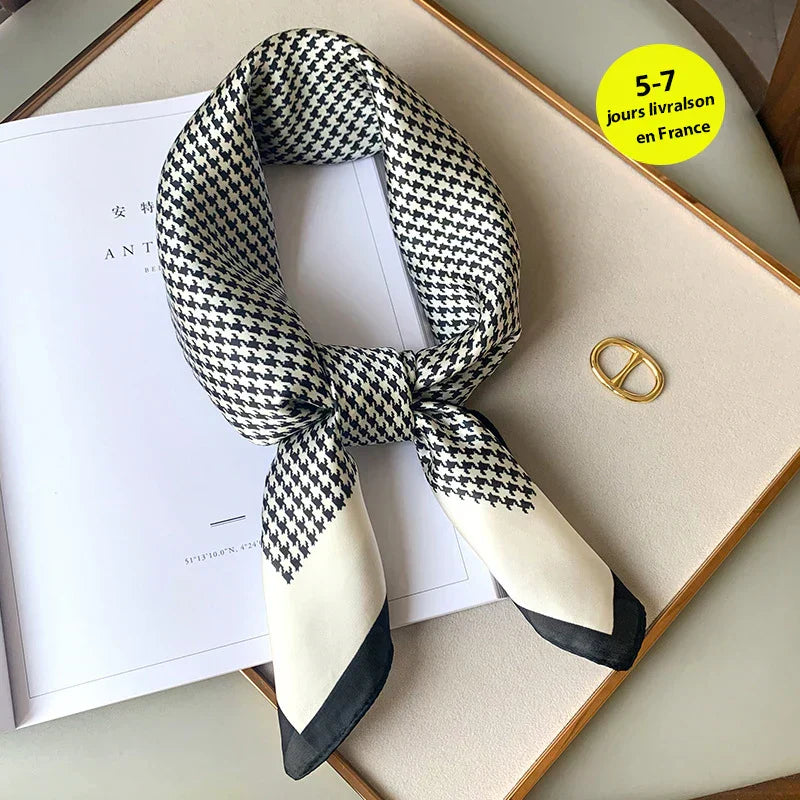 Warm Plaid Women's Scarf Neck Wrap Accessory