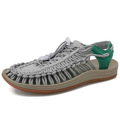 Comfortable Knit Sport Sandals – Soft Braided Strap Design