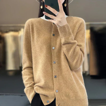 Cozy Women's Merino Wool Crew Sweater