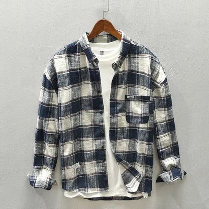 Casual Plaid Men's Button Down Shirt
