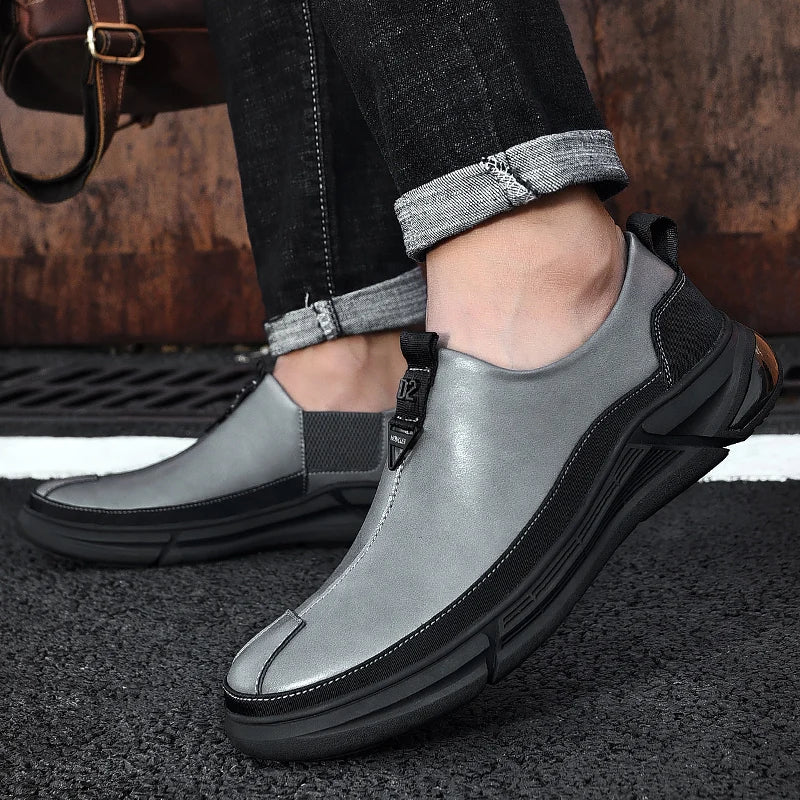 Authentic Brown Leather Footwear - OutfitLondon