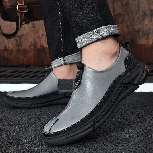 Authentic Brown Leather Footwear - OutfitLondon