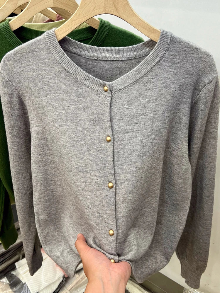 Cozy Large Open Front Cardigan Sweater - OutfitLondon