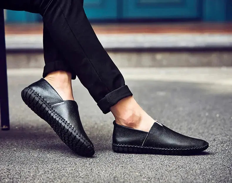 Luxury Leather Loafers - Premium Italian Style Shoes