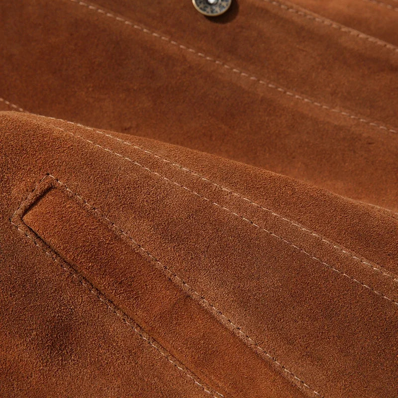 Soft Leather Bomber Jacket