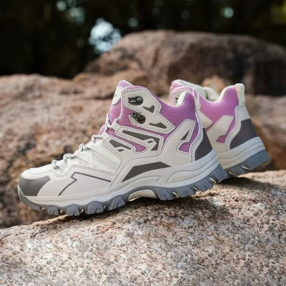 Comfy Hiking Boots - Waterproof and Grip Soles - OutfitLondon