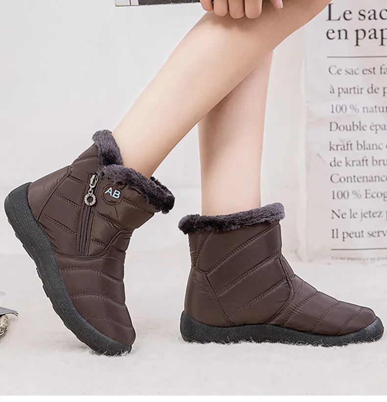 Warm Waterproof Snow Boots for Women