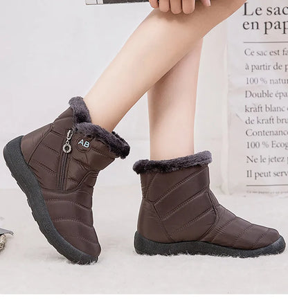 Warm Waterproof Snow Boots for Women