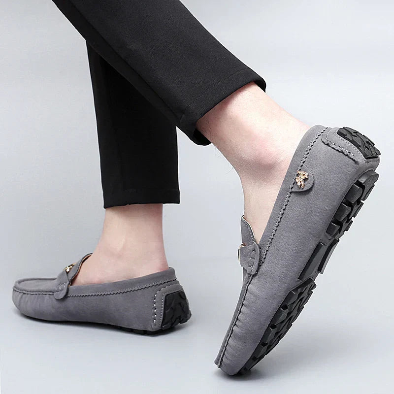 Luxury Soft Leather Slip On Shoes