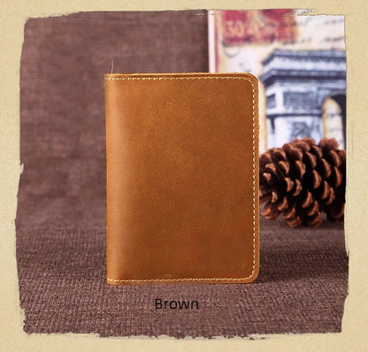Genuine Leather Passport Travel Wallet