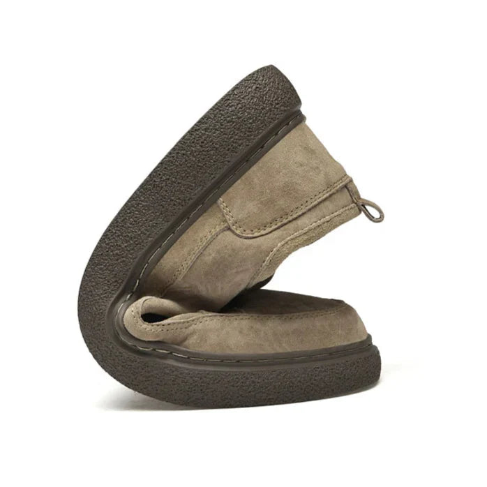 Authentic Leather Low Top Sneakers