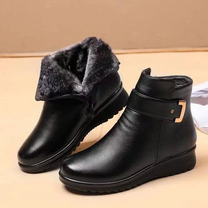 Warm Fuzzy Ankle Boots for Women