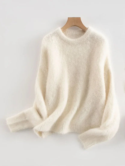 Soft Oversized Alpaca Knit Sweater