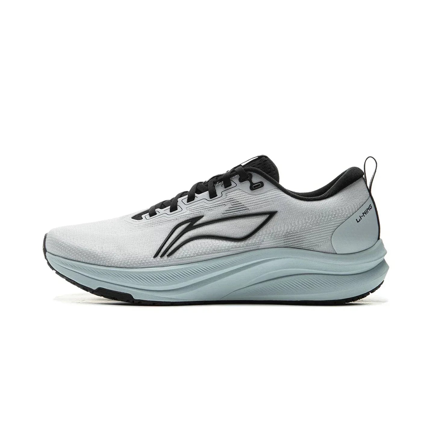 Lightweight Black Performance Mens Sneakers