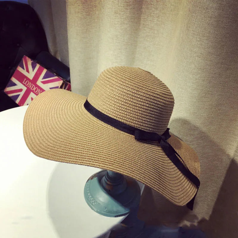 Breathable Cotton Summer Sun Hat with Ribbon Band