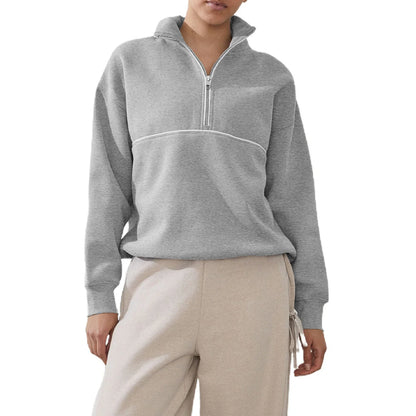Relaxed Fit Crew Neck Sweatshirt – Soft Long Sleeve