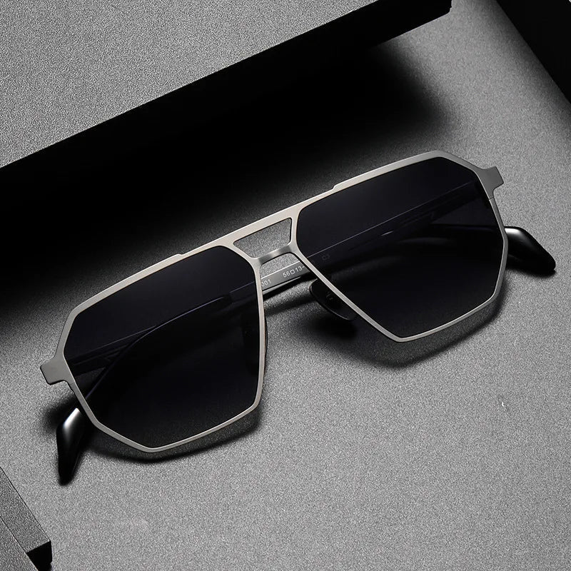Titanium Polarized Sunglasses Ultra Lightweight Unbreakable Frames - OutfitLondon