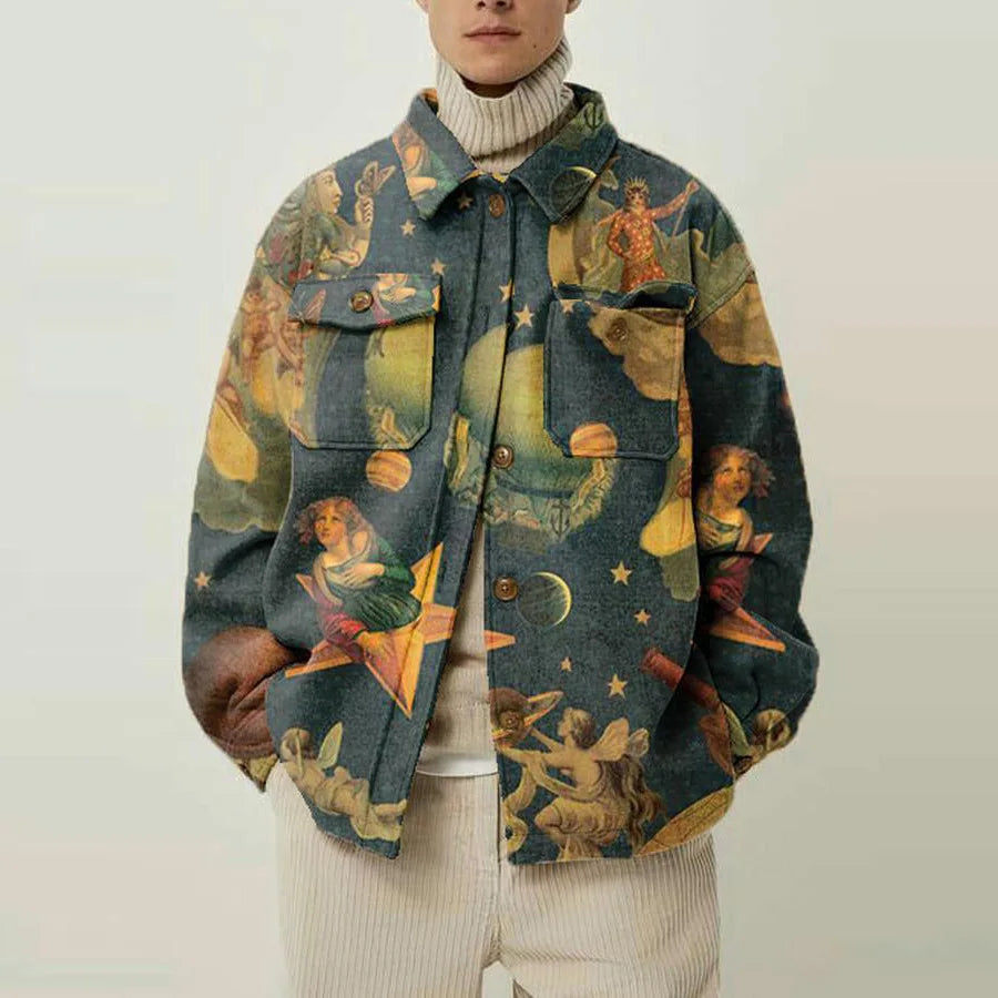 Heavyweight Abstract Parka Jacket
