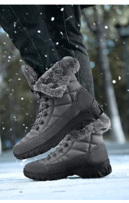 Warm Waterproof Hiking Boots for Men
