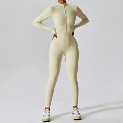 Women's Zip Up Front Onesie Jumpsuit