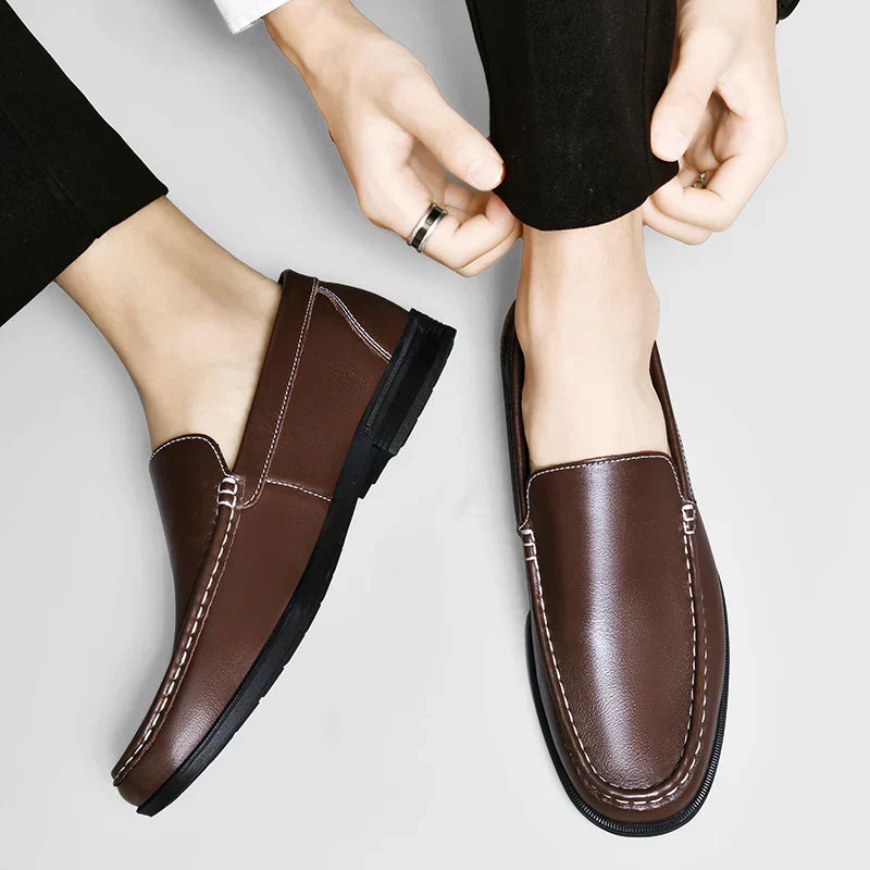 Stylish Leather Slip On Shoes for Men