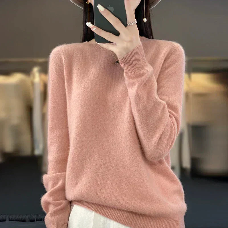 Cozy Ladies Classic Wool Pullover Sweater