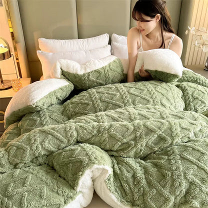 Plush Cashmere Soft Heavy Blanket for Winter