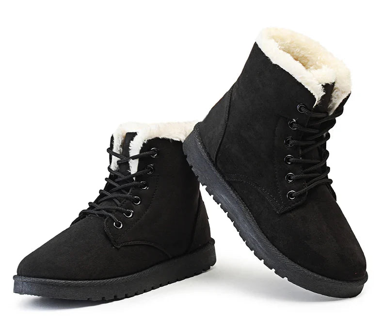 Cozy Waterproof Winter Ankle Boots