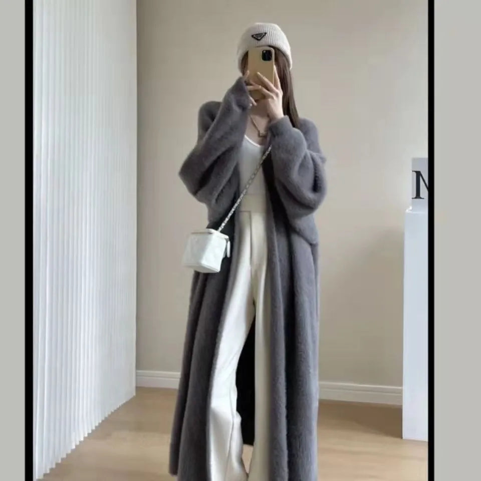 Meridian Women's Cashmere Longline Coat