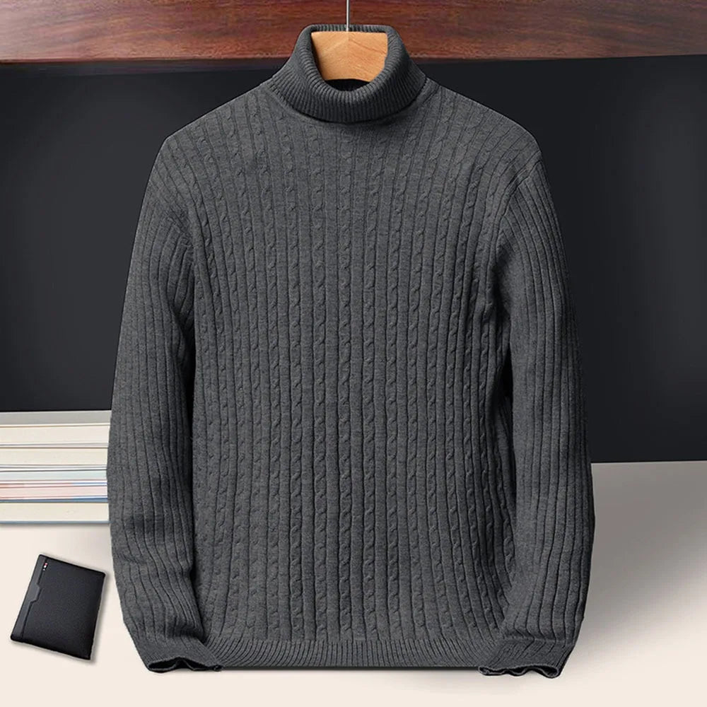 Timeless Dark Blue Crew Neck Sweater