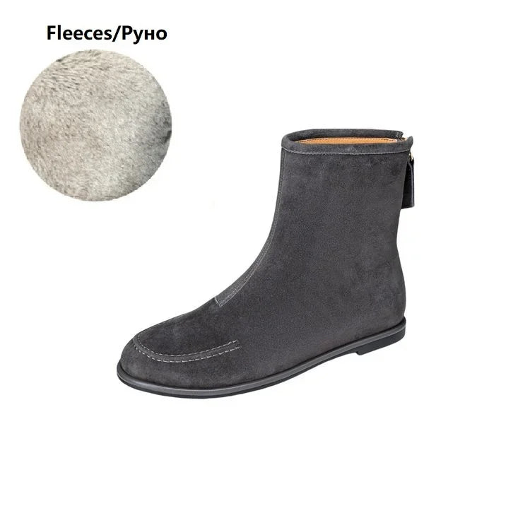 Premium Leather Ankle Boots for Men