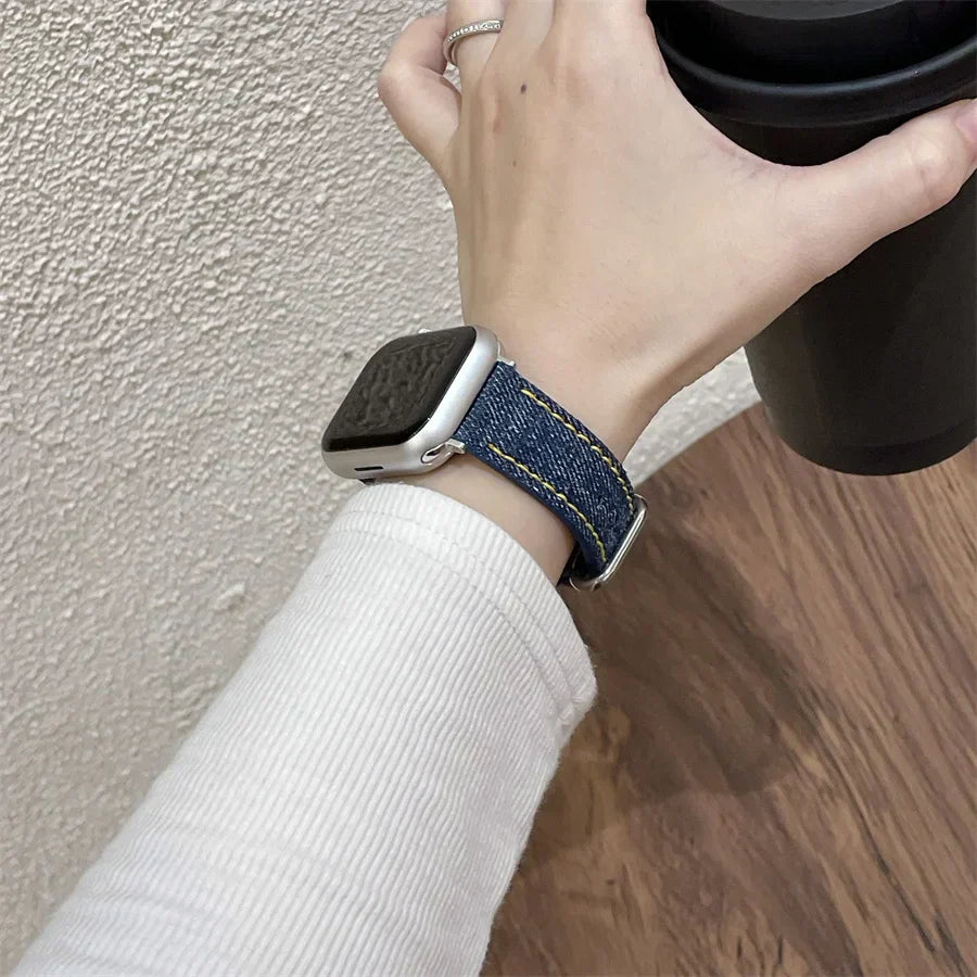 Denim Apple Watch Band