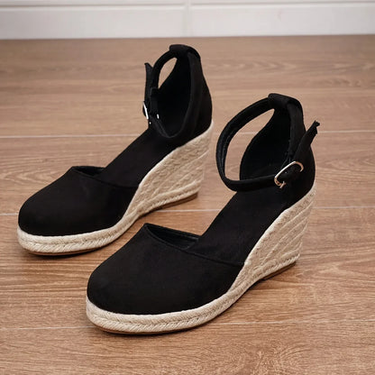 Soft Strap Wedge Sandals for Ladies