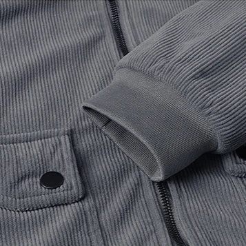 Rugged Textured Corduroy Jacket