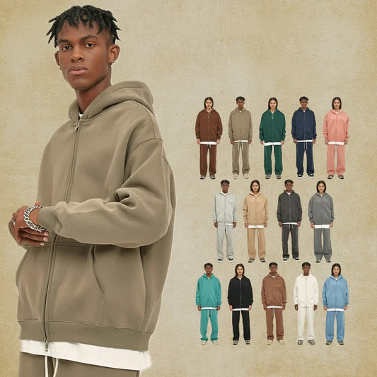 Cozy Soft Fleece Zipper Hoodie Jacket - OutfitLondon