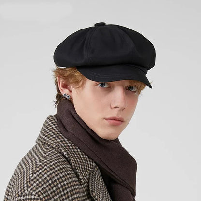Comfortable Fitted Beret Hat - OutfitLondon